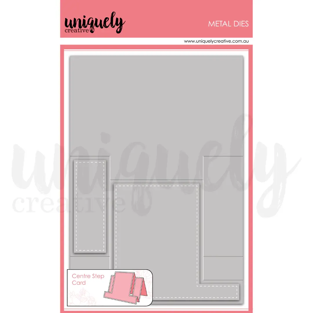 UNIQUELY CREATIVE UNIQUELY CREATIVE CENTRE STEPPER CARD DIE SET