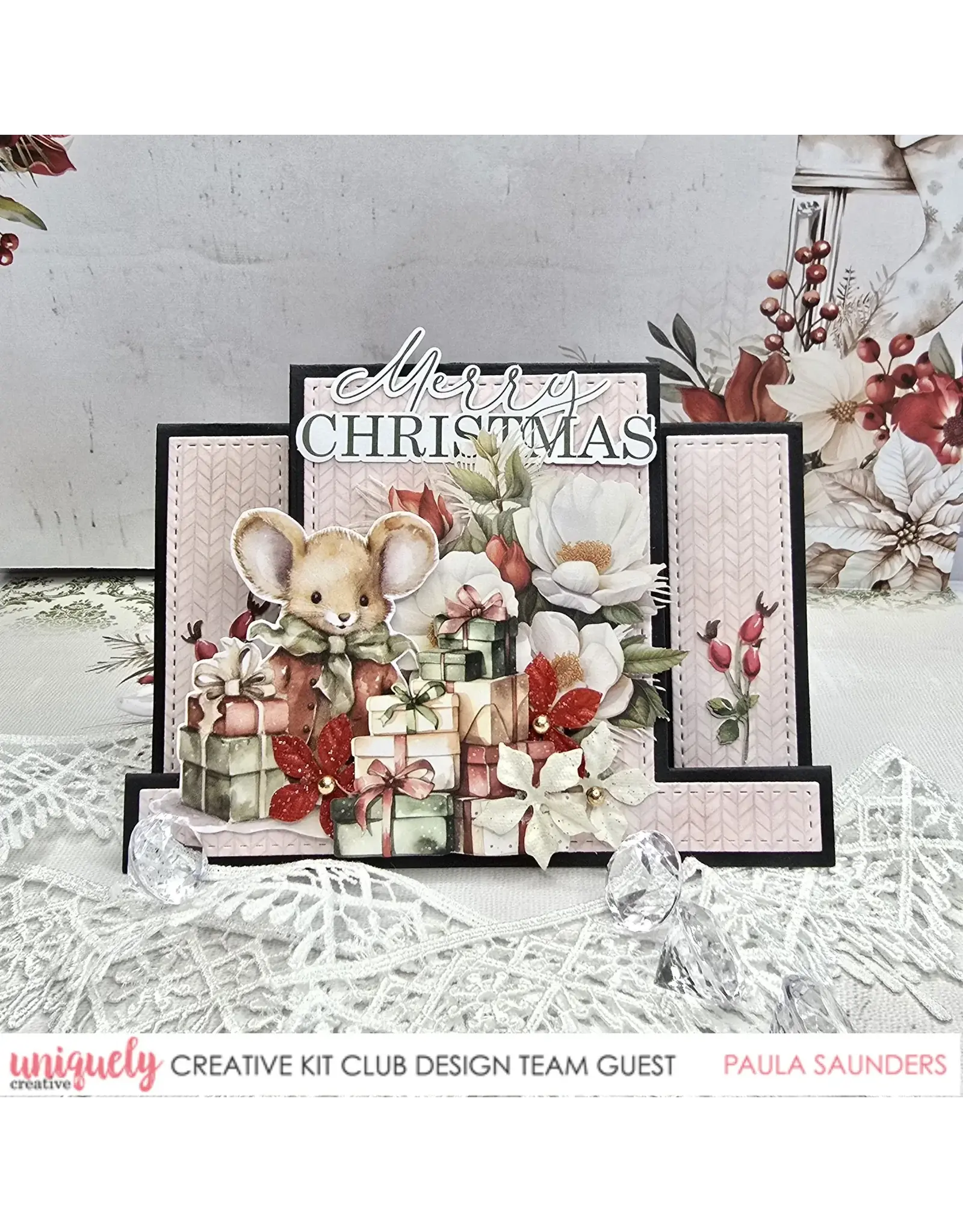 UNIQUELY CREATIVE UNIQUELY CREATIVE CENTRE STEPPER CARD DIE SET