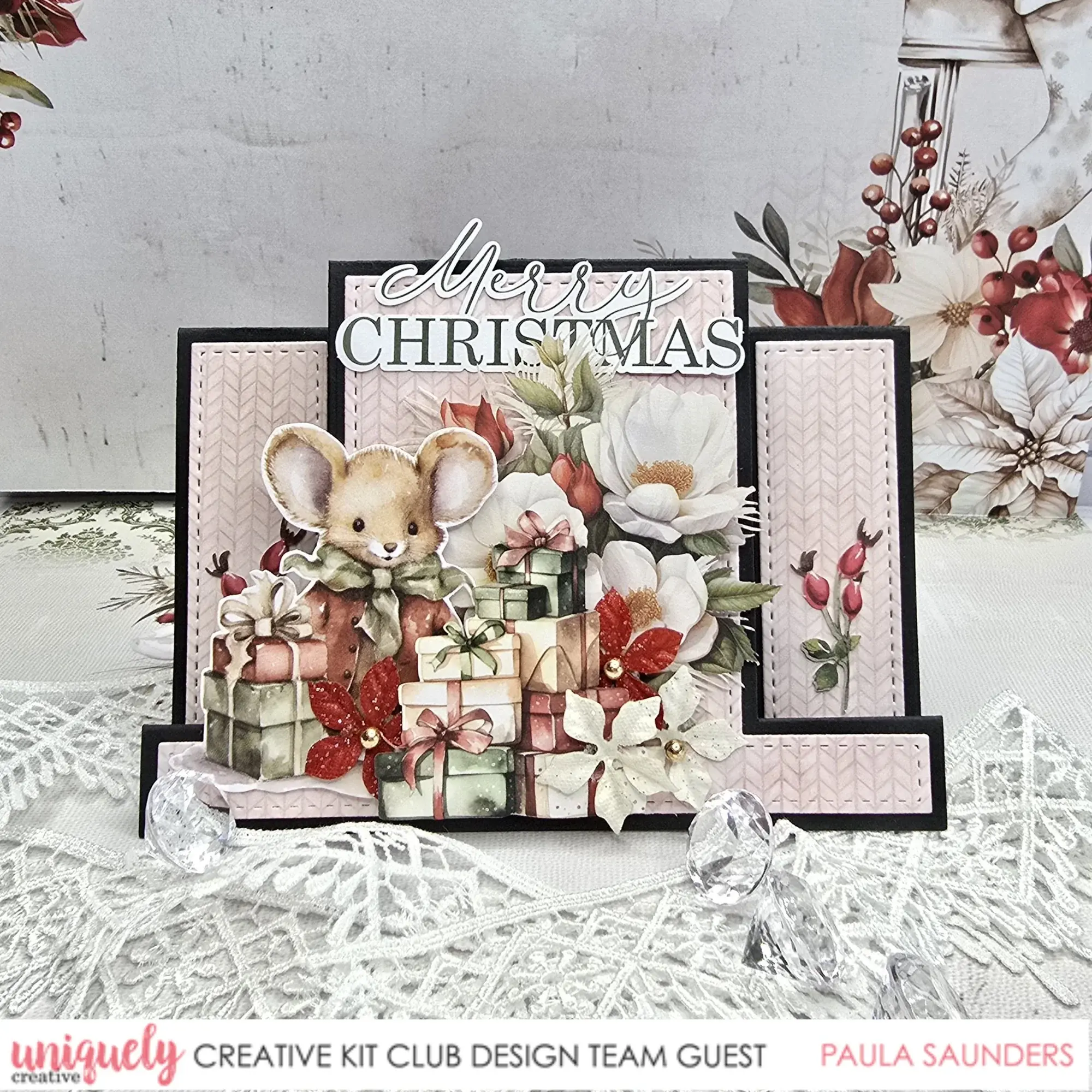 UNIQUELY CREATIVE UNIQUELY CREATIVE CENTRE STEPPER CARD DIE SET