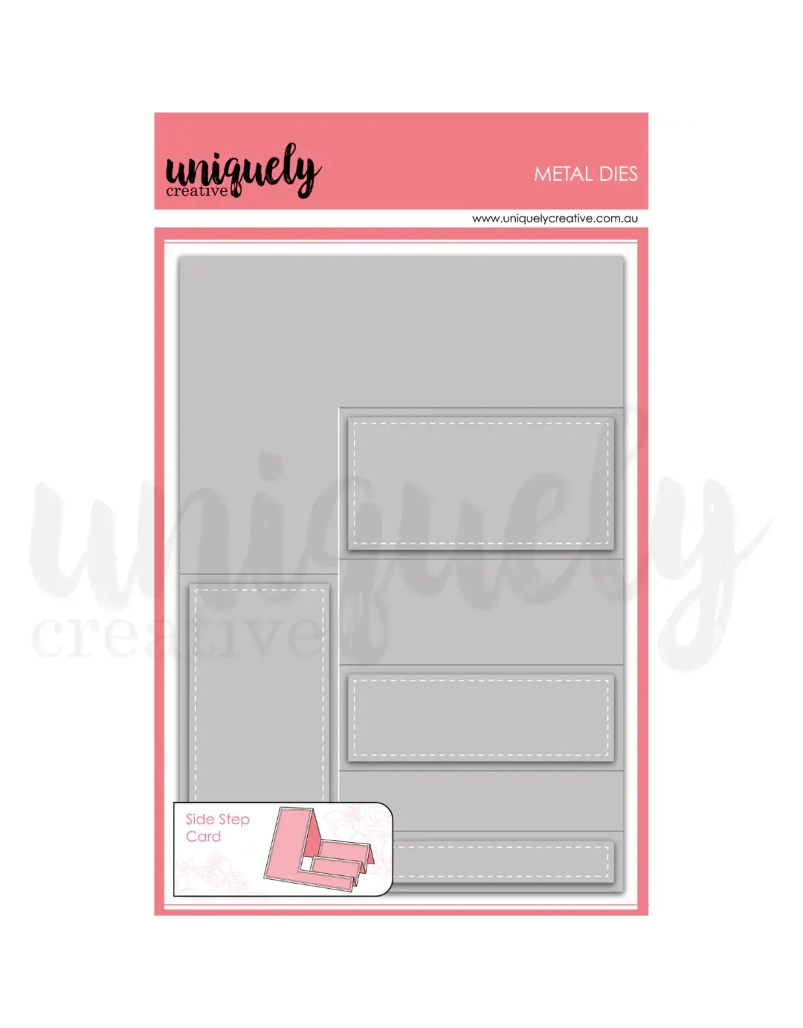 UNIQUELY CREATIVE UNIQUELY CREATIVE SIDE STEPPER CARD DIE SET