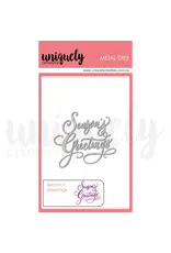 UNIQUELY CREATIVE UNIQUELY CREATIVE SEASON'S GREETINGS DIE