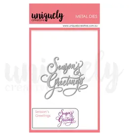 UNIQUELY CREATIVE UNIQUELY CREATIVE SEASON'S GREETINGS DIE