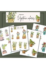 RONRON DESIGNS RONRON DESIGNS MARIKA LEMAY: VÉGÉTAUX COLORÉS EPHEMERA