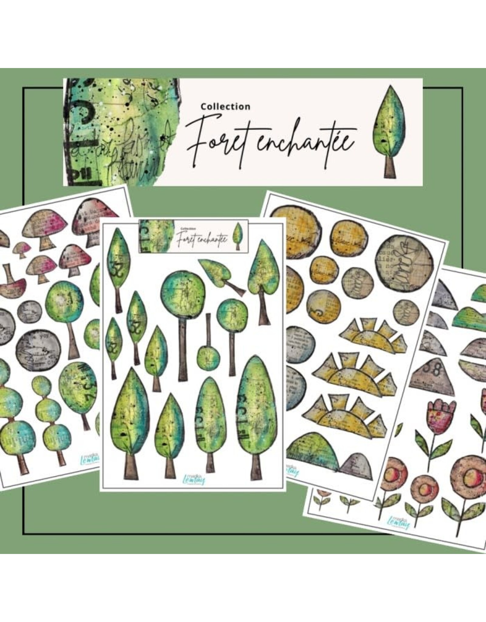 RONRON DESIGNS RONRON DESIGNS MARIKA LEMAY: FORÊT ENCHANTÉE EPHEMERA
