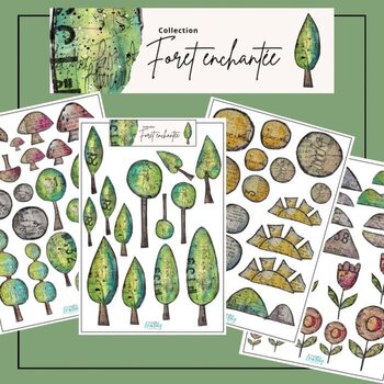 RONRON DESIGNS RONRON DESIGNS MARIKA LEMAY: FORÊT ENCHANTÉE EPHEMERA