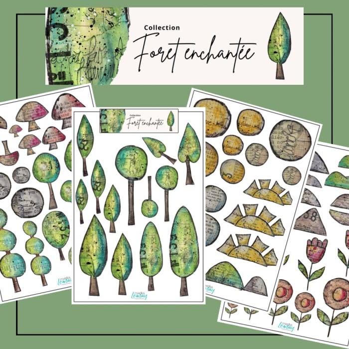RONRON DESIGNS RONRON DESIGNS MARIKA LEMAY: FORÊT ENCHANTÉE EPHEMERA