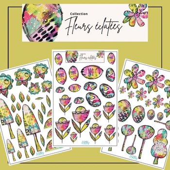 RONRON DESIGNS RONRON DESIGNS MARIKA LEMAY: FLEURS ECLATÉE EPHEMERA