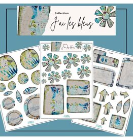 RONRON DESIGNS RONRON DESIGNS MARIKA LEMAY: J'AI LES BLEUS EPHEMERA