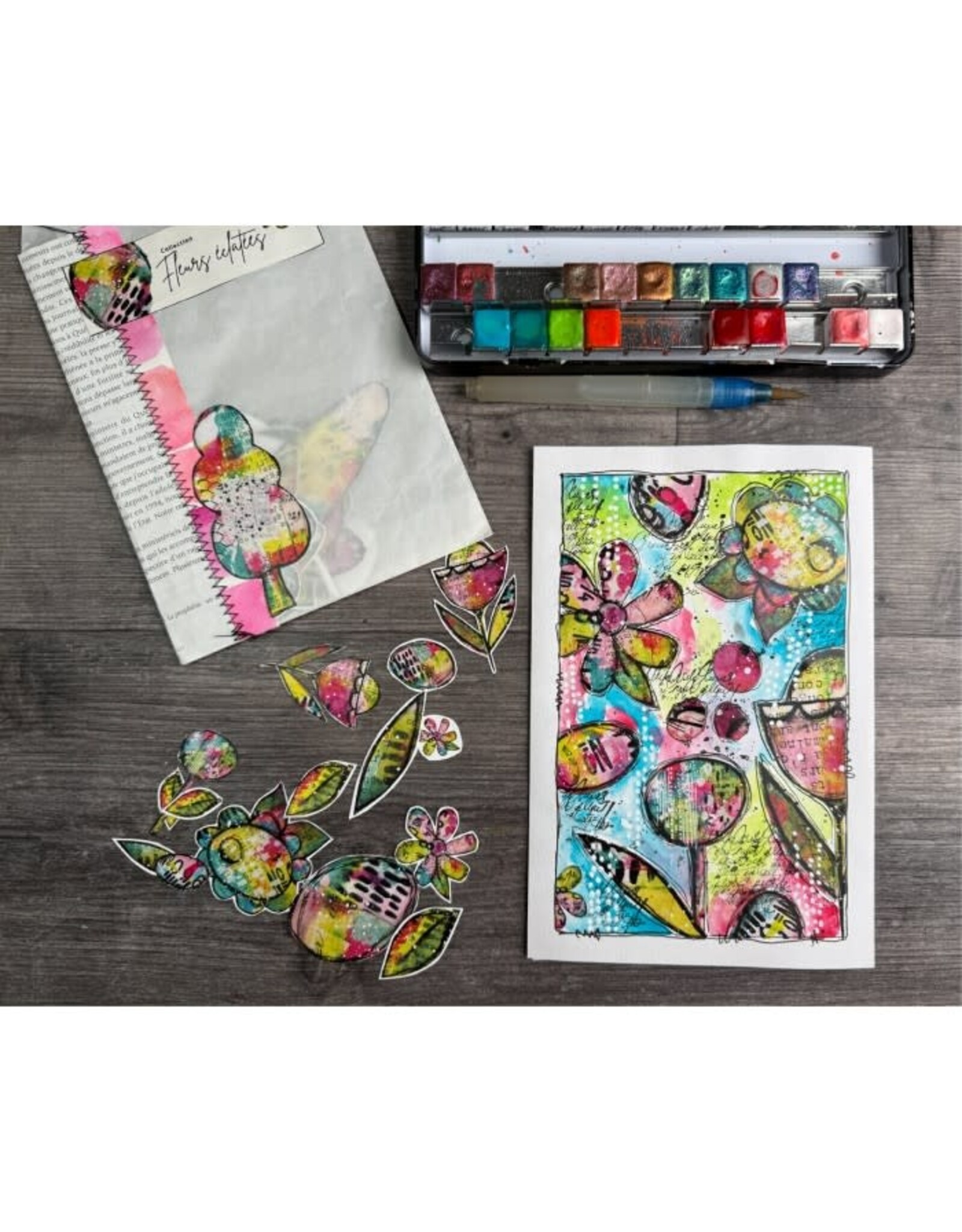 RONRON DESIGNS RONRON DESIGNS MARIKA LEMAY: FLEURS ECLATÉE EPHEMERA