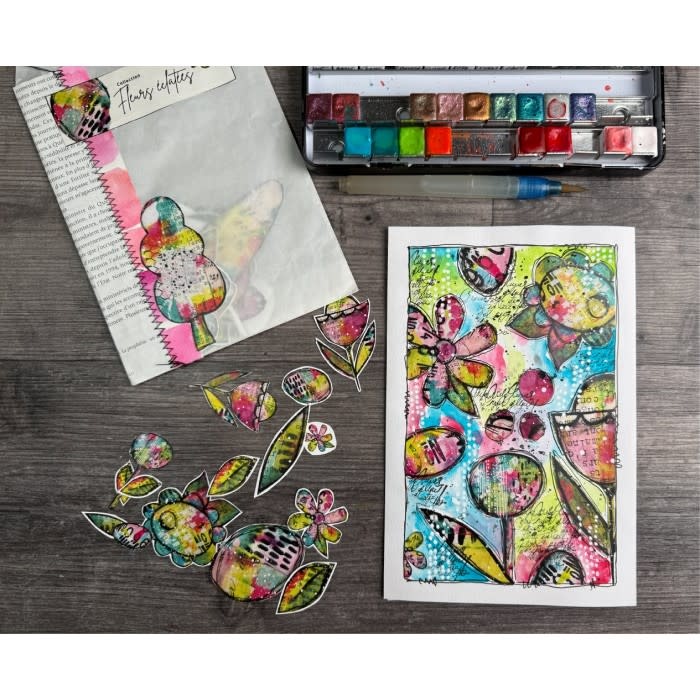 RONRON DESIGNS RONRON DESIGNS MARIKA LEMAY: FLEURS ECLATÉE EPHEMERA