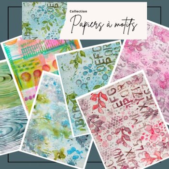 RONRON DESIGNS RONRON DESIGNS MARIKA LEMAY: PATTERNED PAPER COLLECTION