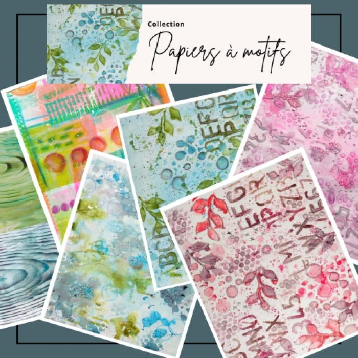RONRON DESIGNS RONRON DESIGNS MARIKA LEMAY: PATTERNED PAPER COLLECTION