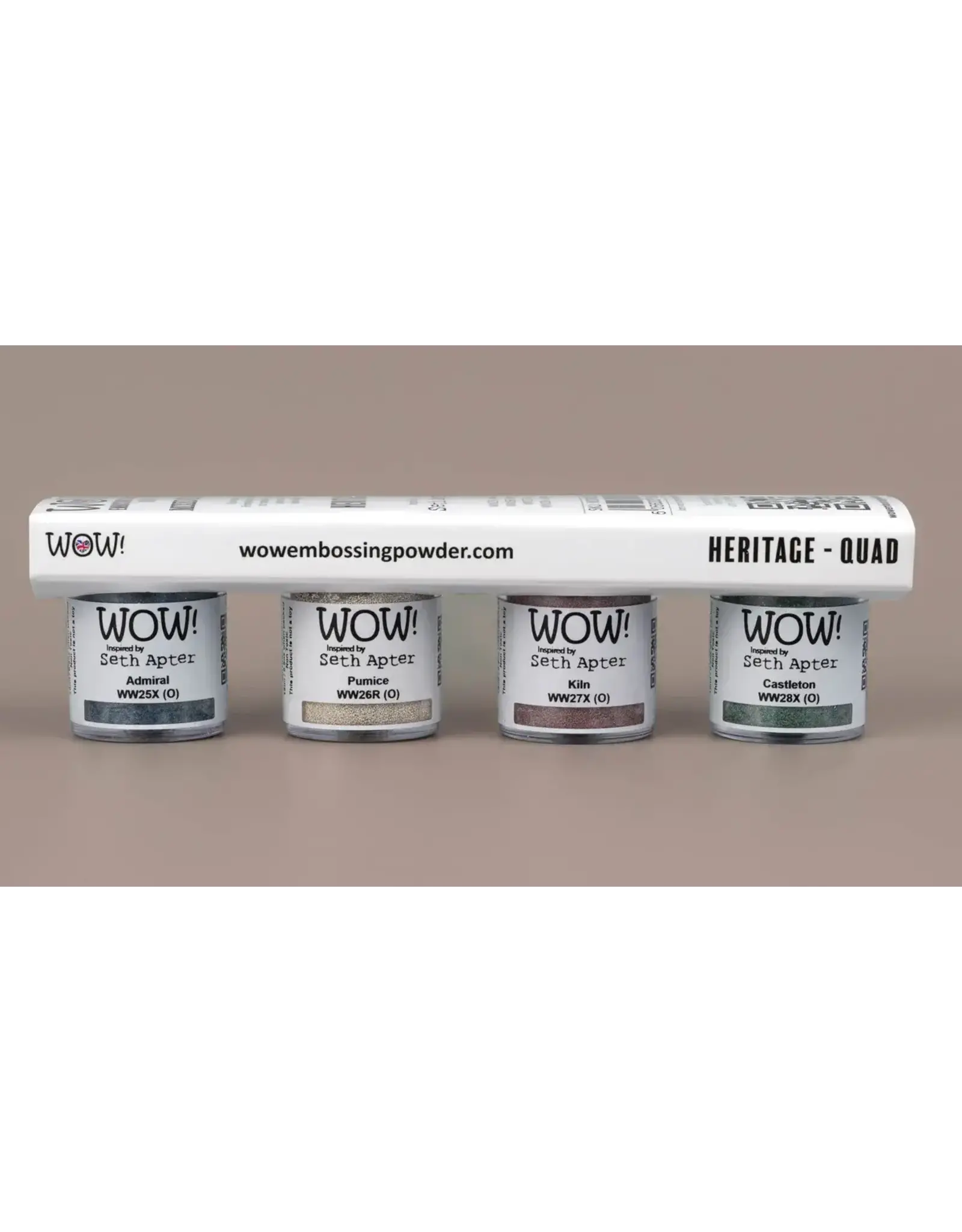 WOW! WOW! QUAD SETH APTER HERITAGE EMBOSSING POWDER COLLECTION