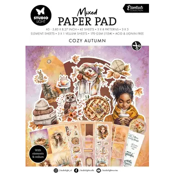 STUDIOLIGHT STUDIOLIGHT ESSENTIALS COLLECTION COZY AUTUMN MIXED PAPER PAD