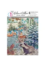 CIAO BELLA CIAO BELLA FOREST TALES A4 DELUXE SILVER & VELLUM MIXED PAPER PACK 6 SHEETS CIAO BELLA CIAO BELLA FOREST TALES A4 DELUXE SILVER & VELLUM MIXED PAPER PACK 6 SHEETS