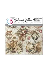 CIAO BELLA CIAO BELLA WINTER SEASON 6x6 DELUXE COPPER & VELLUM MIXED PAPER PACK 6 SHEETS CIAO BELLA CIAO BELLA WINTER SEASON 6x6 DELUXE COPPER & VELLUM MIXED PAPER PACK 6 SHEETS