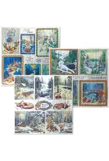 CIAO BELLA CIAO BELLA FOREST TALES 6x6 DELUXE SILVER & VELLUM MIXED PAPER PACK 6 SHEETS CIAO BELLA CIAO BELLA FOREST TALES 6x6 DELUXE SILVER & VELLUM MIXED PAPER PACK 6 SHEETS
