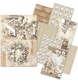 CIAO BELLA CIAO BELLA WINTER SEASON A5 RICE PAPER 8 SHEETS