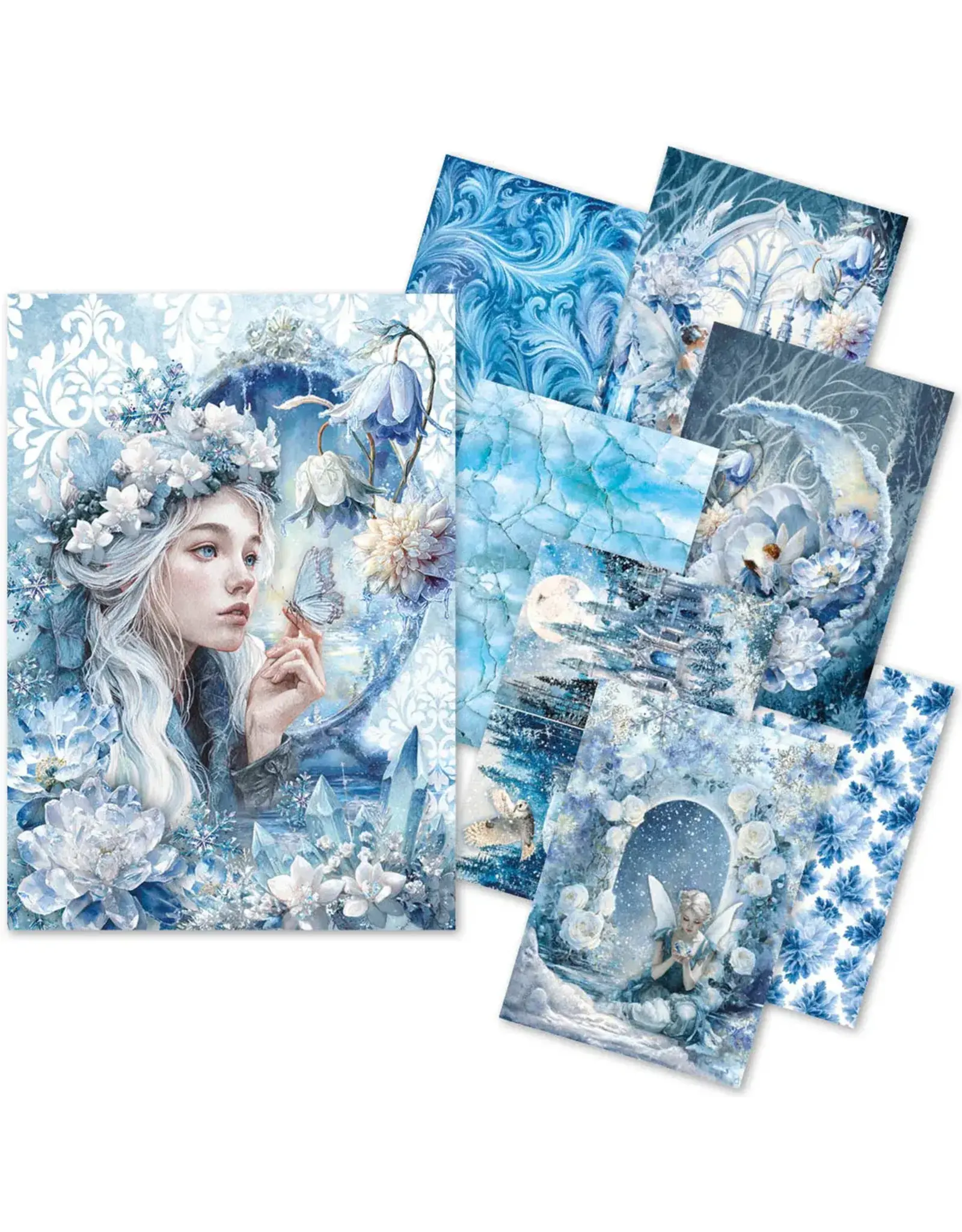CIAO BELLA CIAO BELLA FROZEN LAND A5 RICE PAPER 8 SHEETS