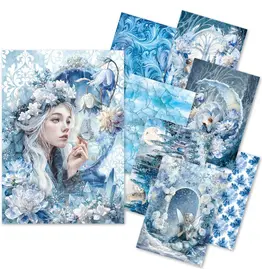 CIAO BELLA CIAO BELLA FROZEN LAND A5 RICE PAPER 8 SHEETS