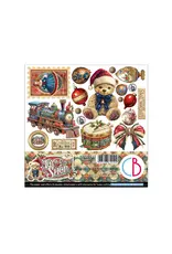 CIAO BELLA CIAO BELLA TOY SHOP 6x6 FUSSY CUT PAPER PAD 24 SHEETS