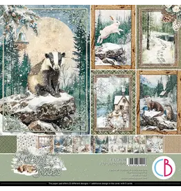 CIAO BELLA CIAO BELLA FOREST TALES 12x12 PAPER PAD 12 SHEETS