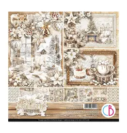 CIAO BELLA CIAO BELLA WINTER SEASON 8x8 PAPER PAD 12 SHEETS