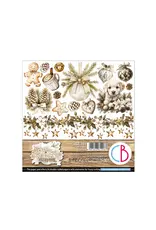 CIAO BELLA CIAO BELLA WINTER SEASON 6x6 FUSSY CUT PAPER PAD 24 SHEETS