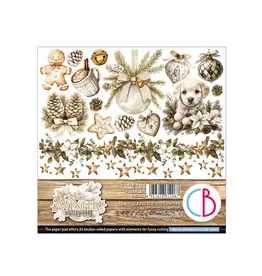 CIAO BELLA CIAO BELLA WINTER SEASON 6x6 FUSSY CUT PAPER PAD 24 SHEETS
