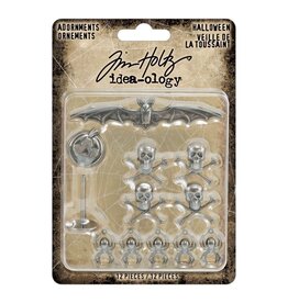 ADVANTUS TIM HOLTZ IDEA-OLOGY HALLOWEEN METAL ADORNMENTS 12/PK