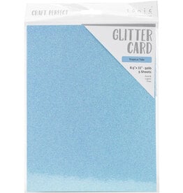 TONIC TONIC STUDIOS GLITTER CARD TROPICAL TIDE 8.5X11 5PK