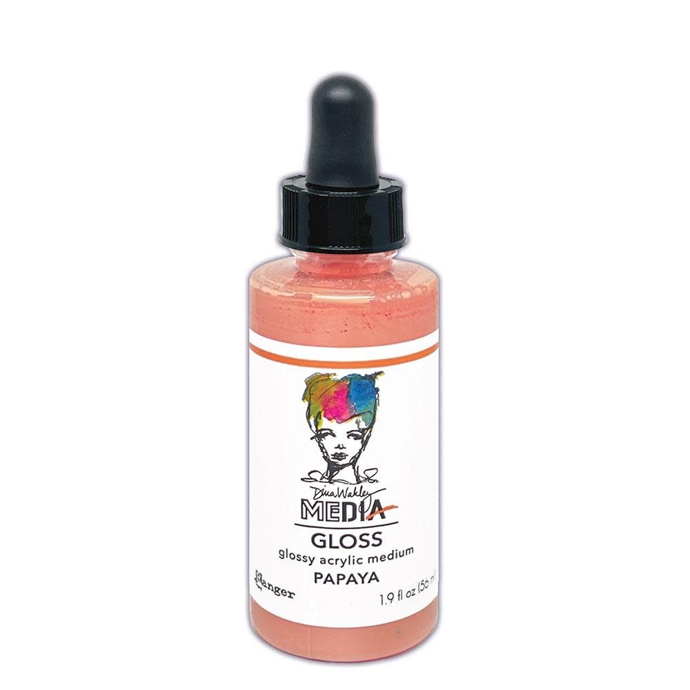 RANGER DINA WAKLEY 2oz PAPAYA GLOSS SPRAY DROPPER