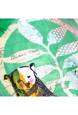 RANGER RANGER DINA WAKLEY MEDIA 5.5"X5.5" A FROND COASTER STENCIL