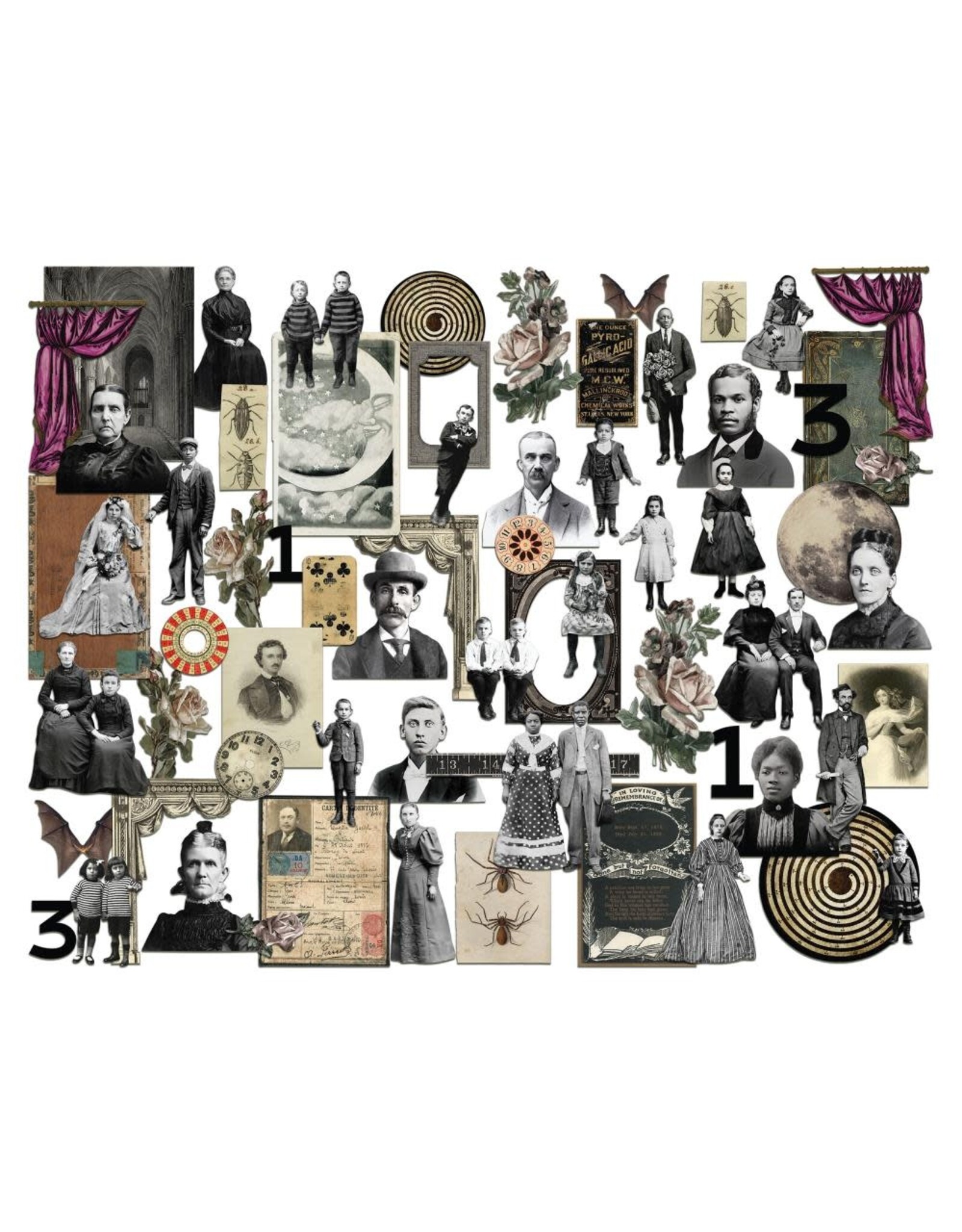 ADVANTUS TIM HOLTZ IDEA-OLOGY HALLOWEEN 2025 LAYERS + PAPER DOLLS 67/PK