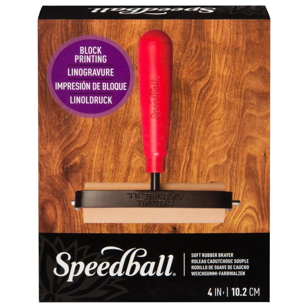 SPEEDBALL SPEEDBALL SOFT RUBBER 4" BRAYER