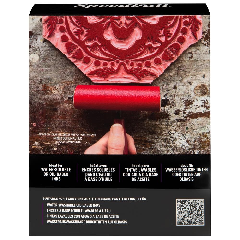 SPEEDBALL SOFT RUBBER 4" BRAYER