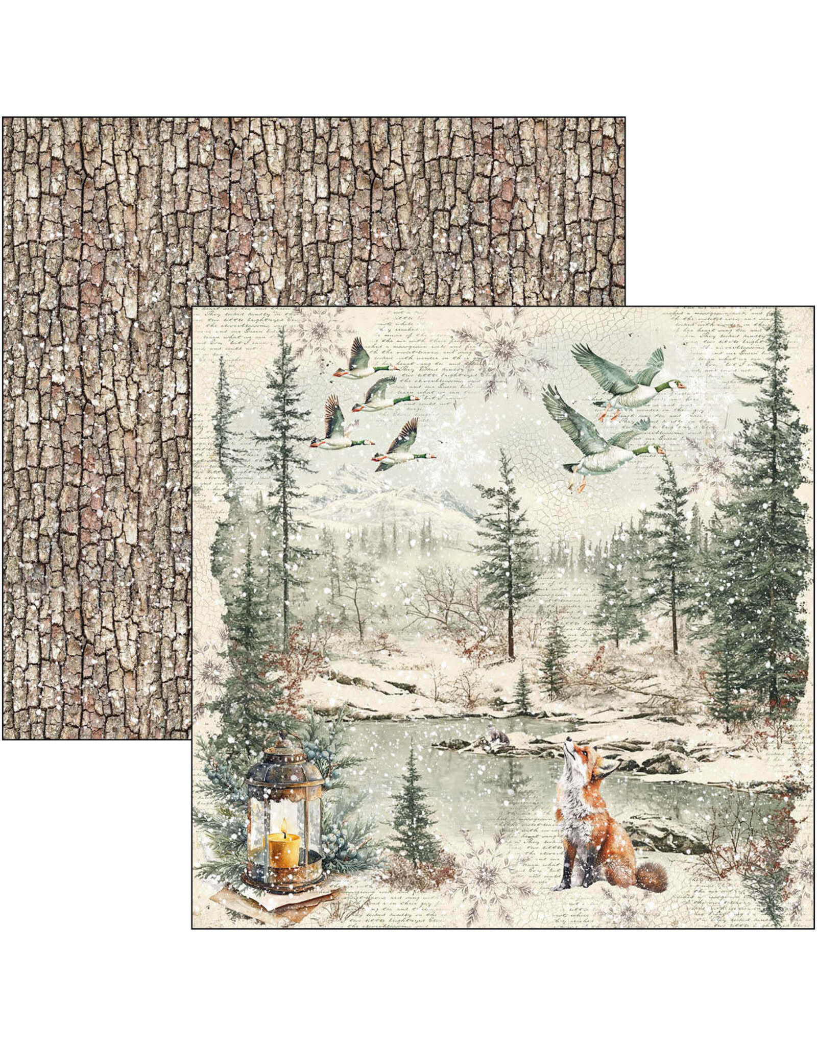 CIAO BELLA CIAO BELLA FOREST TALES 12x12 PATTERNS PAD 8 SHEETS