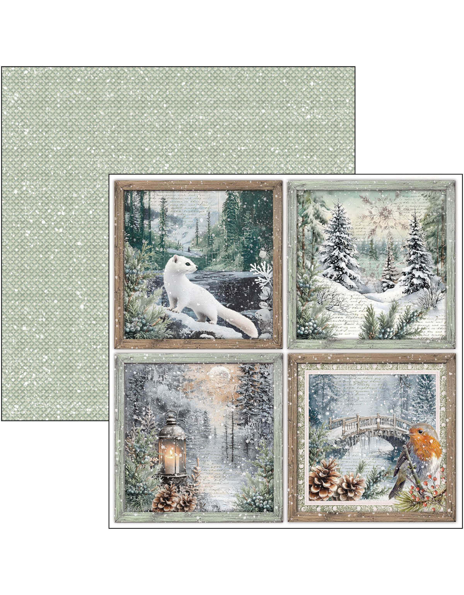 CIAO BELLA CIAO BELLA FOREST TALES 12x12 PATTERNS PAD 8 SHEETS