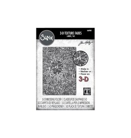 SIZZIX SIZZIX TIM HOLTZ 3D TEXTURE FADES ENGRAVED LARGE A5 EMBOSSING FOLDER