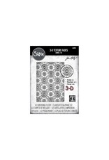 SIZZIX SIZZIX TIM HOLTZ 3D TEXTURE FADES KALEIDOSCOPE LARGE A5 EMBOSSING FOLDER