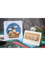 SIZZIX TIM HOLTZ THINLITS SNOWGLOBE #2 DIE SET
