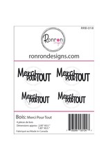 RONRON DESIGNS RONRON DESIGNS MERCI POUR TOUT WOOD PIECES