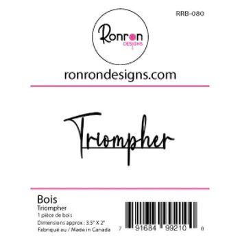 RONRON DESIGNS RONRON DESIGNS TRIOMPHER WOOD PIECE