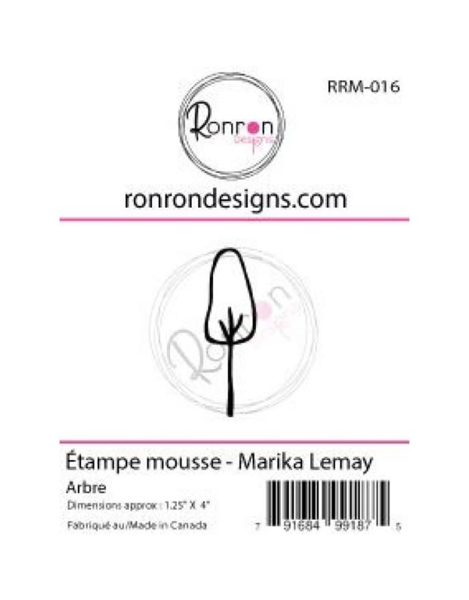 RONRON DESIGNS RONRON DESIGNS MARIKA LEMAY - ARBRE FOAM STAMP
