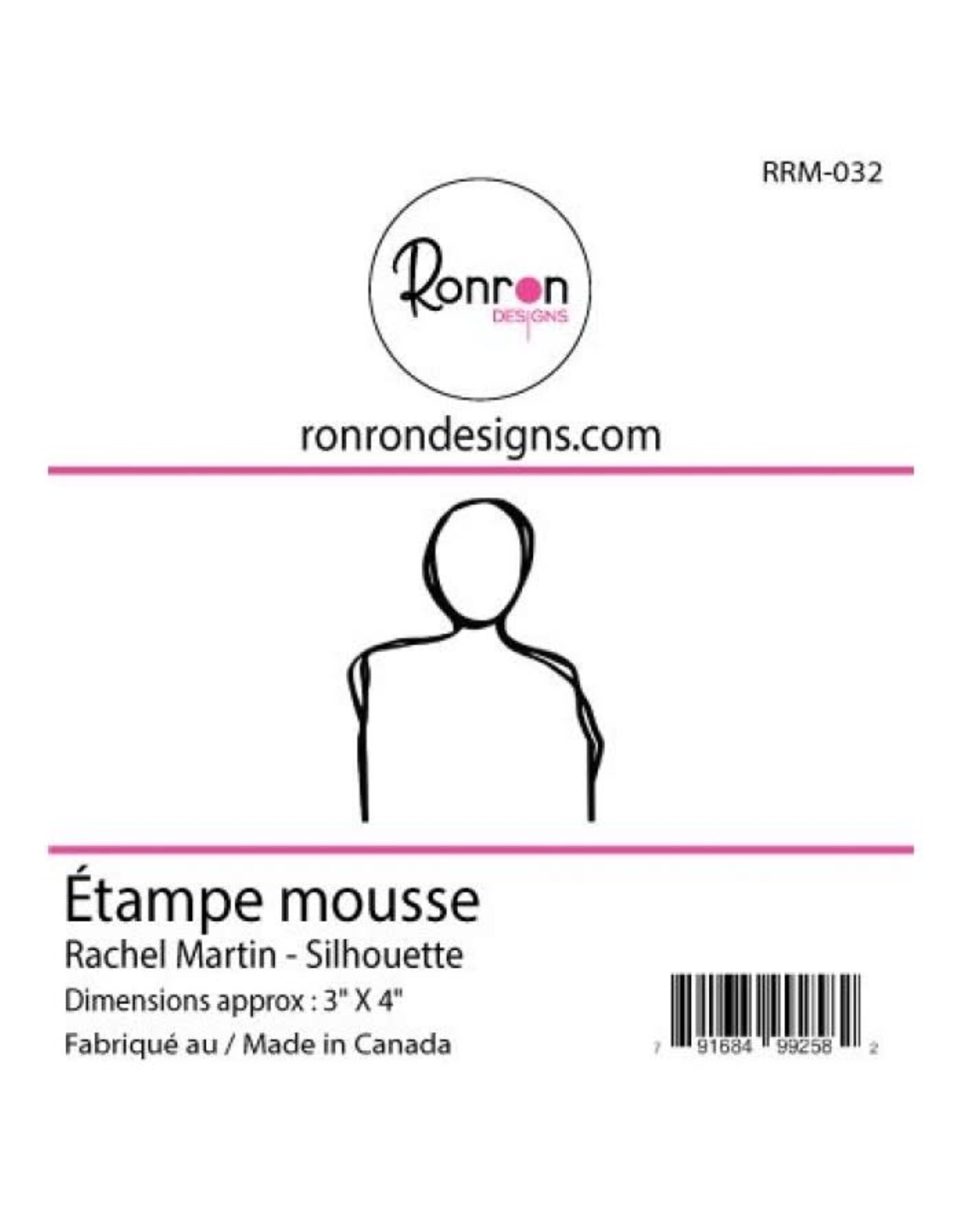 RONRON DESIGNS RONRON DESIGNS RACHEL MARTIN - SILHOUETTE FOAM STAMP