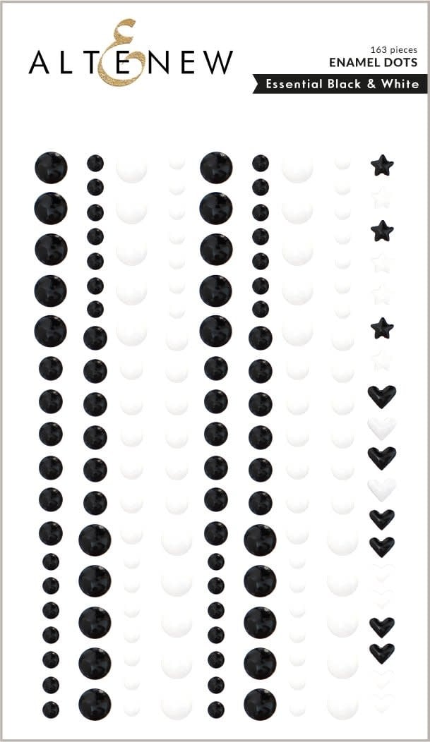 ALTENEW ALTENEW ESSENTIAL BLACK & WHITE ENAMEL DOTS