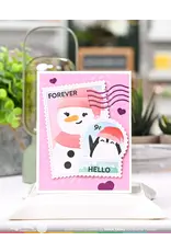 WAFFLE FLOWER WAFFLE FLOWER NESTING POSTAGE COLLAGE CLEAR STAMP SET