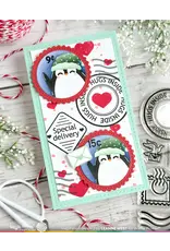 WAFFLE FLOWER WAFFLE FLOWER NESTING POSTAGE COLLAGE CLEAR STAMP SET