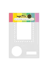 WAFFLE FLOWER WAFFLE FLOWER NESTING POSTAGE COLLAGE BLOCKS STENCIL