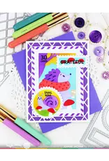 WAFFLE FLOWER WAFFLE FLOWER NESTING POSTAGE COLLAGE BLOCKS STENCIL